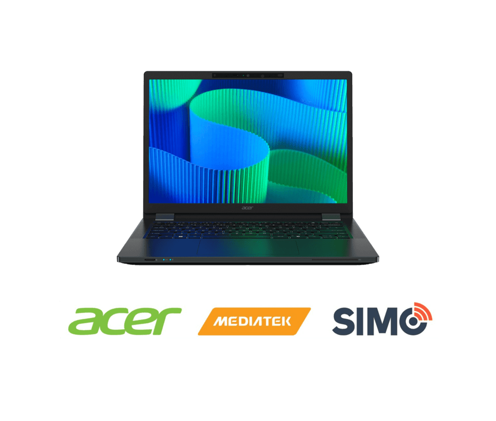 Acer, MediaTek, and SIMO Collaborate on Always Connected Laptop: Acer TravelMate P4 14