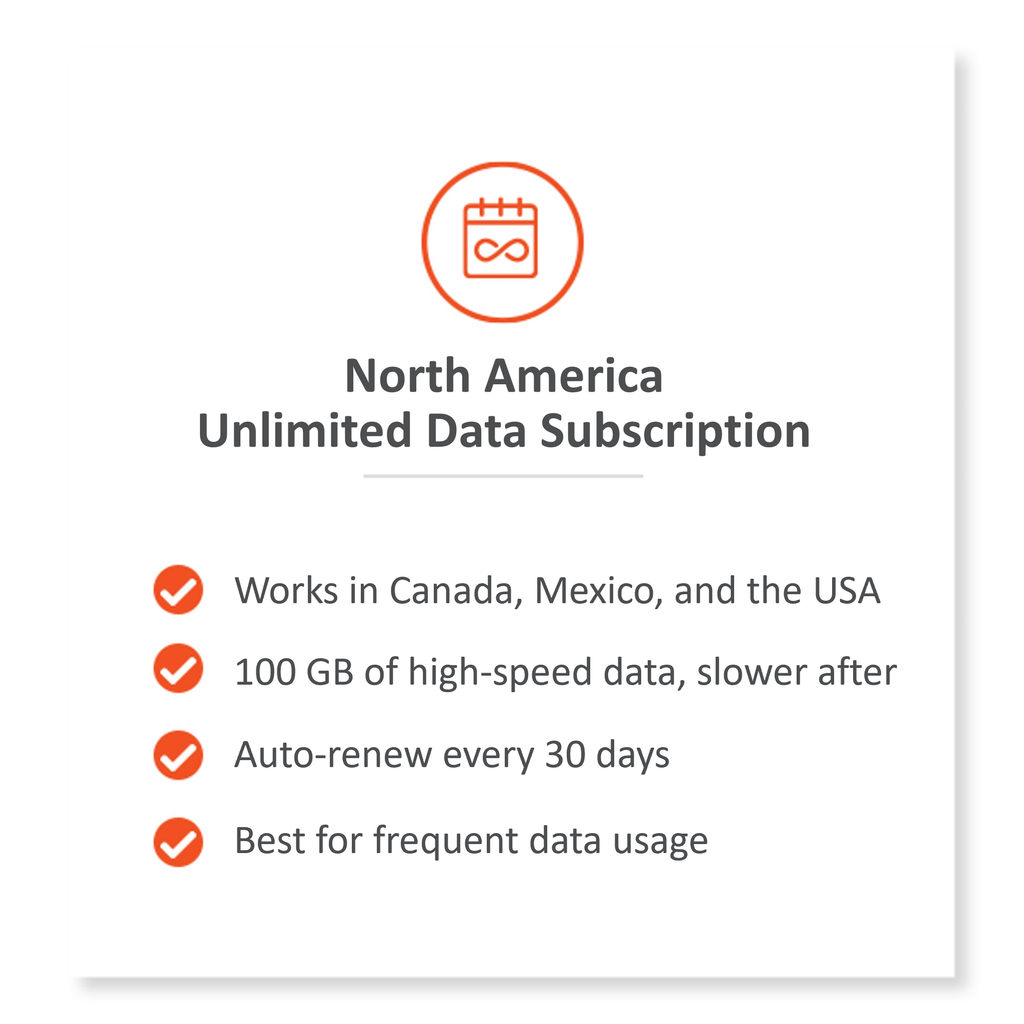 soliswifi data services North America Unlimited Subscription