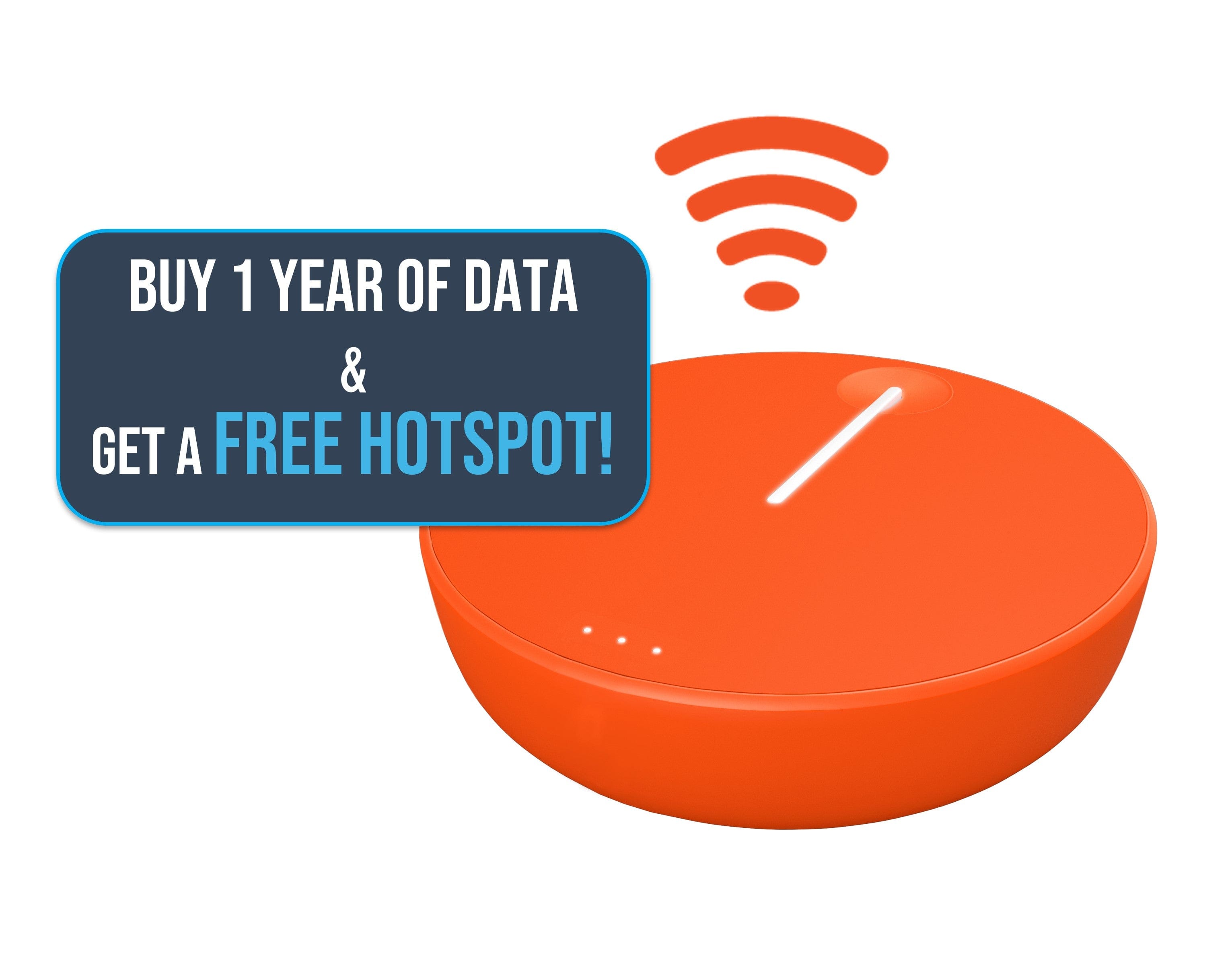 1 year of North America Data plus a FREE Hotspot – soliswifi