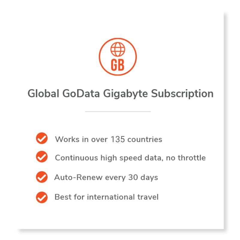 soliswifi data services Global GoData 1GB Subscription: 2 Months