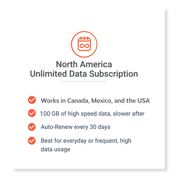 soliswifi data services North America Unlimited Subscription: 4 months