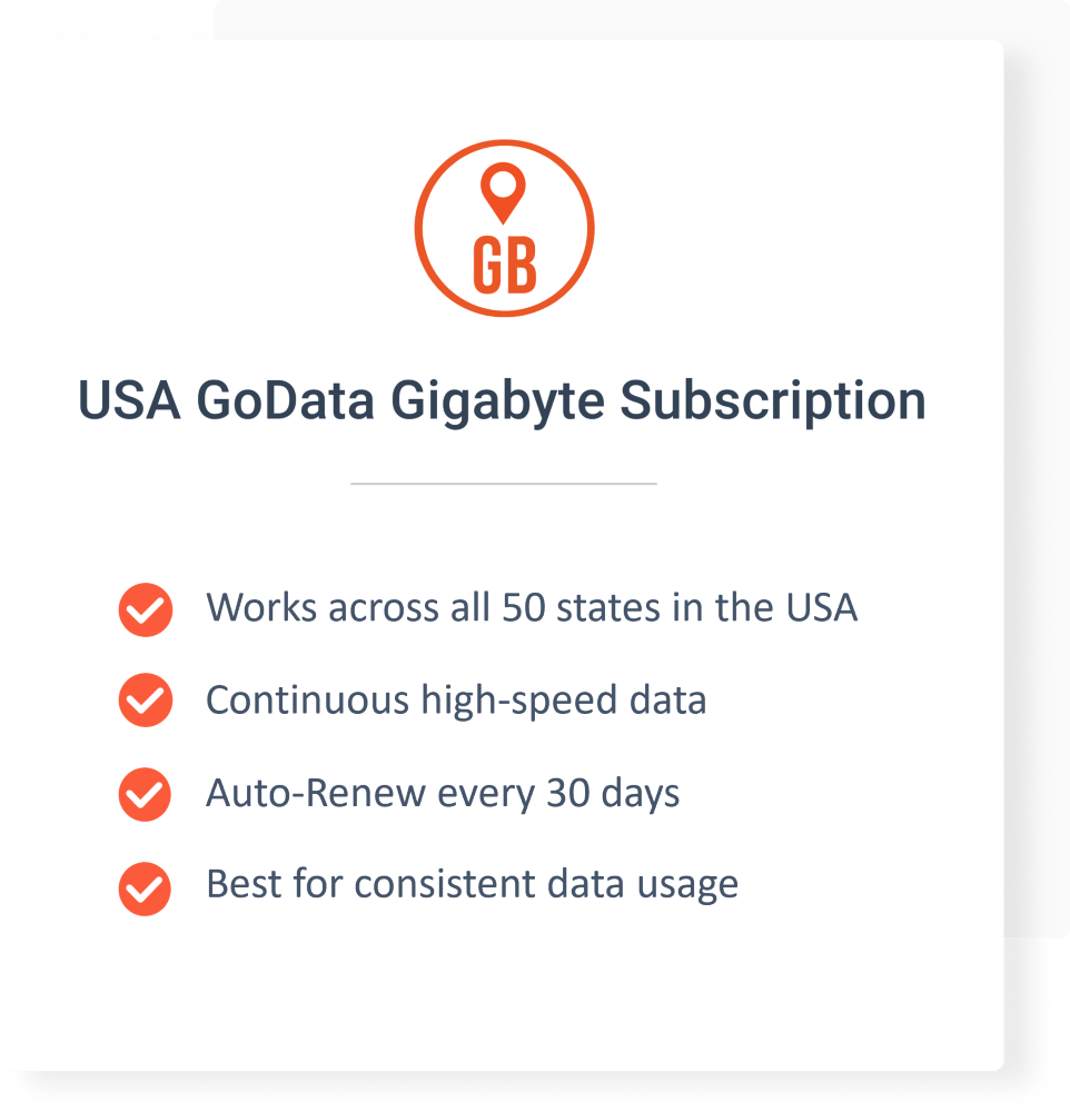 soliswifi data services USA GoData 10GB Subscription: 6 Months